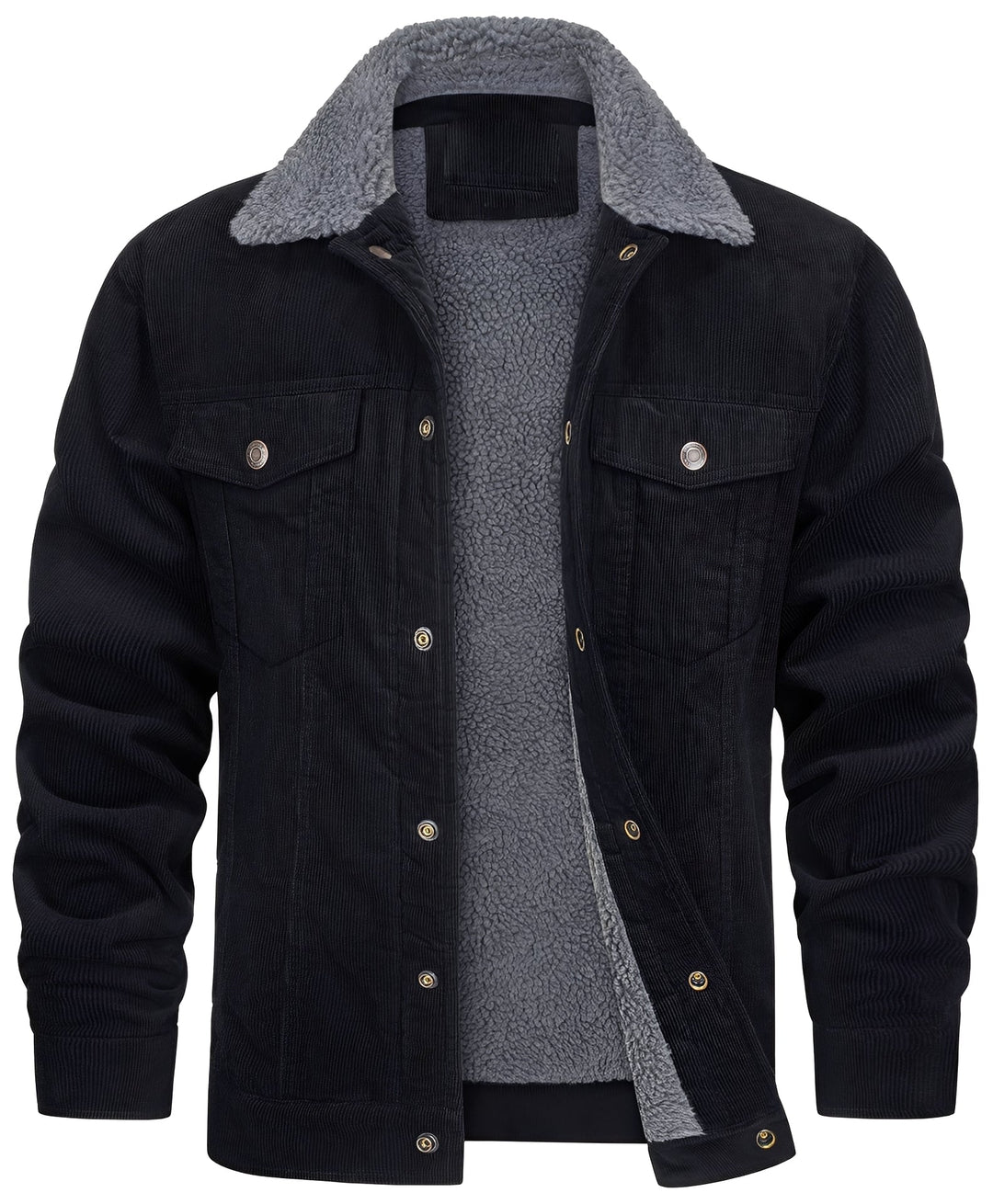 EB | klassische Cord-Plüschjacke für Männer