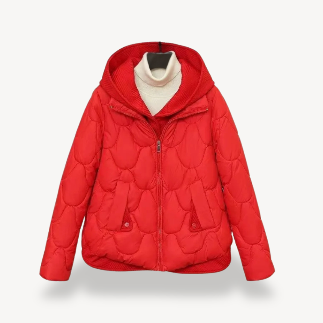 EB | Gestepptes Puffer-Jacke mit Kapuze für Frauen