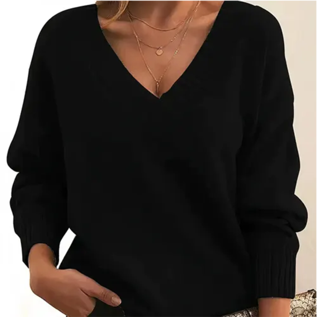 EB | Pullover Winter V-Ausschnitt für Frauen