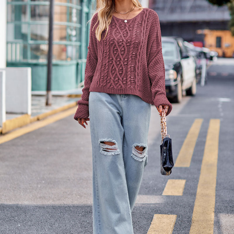 EB | Zopfmuster Pullover Für Stil Und Wärme