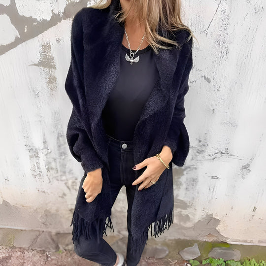 EB | Trendige, lässige Damenstrickjacke