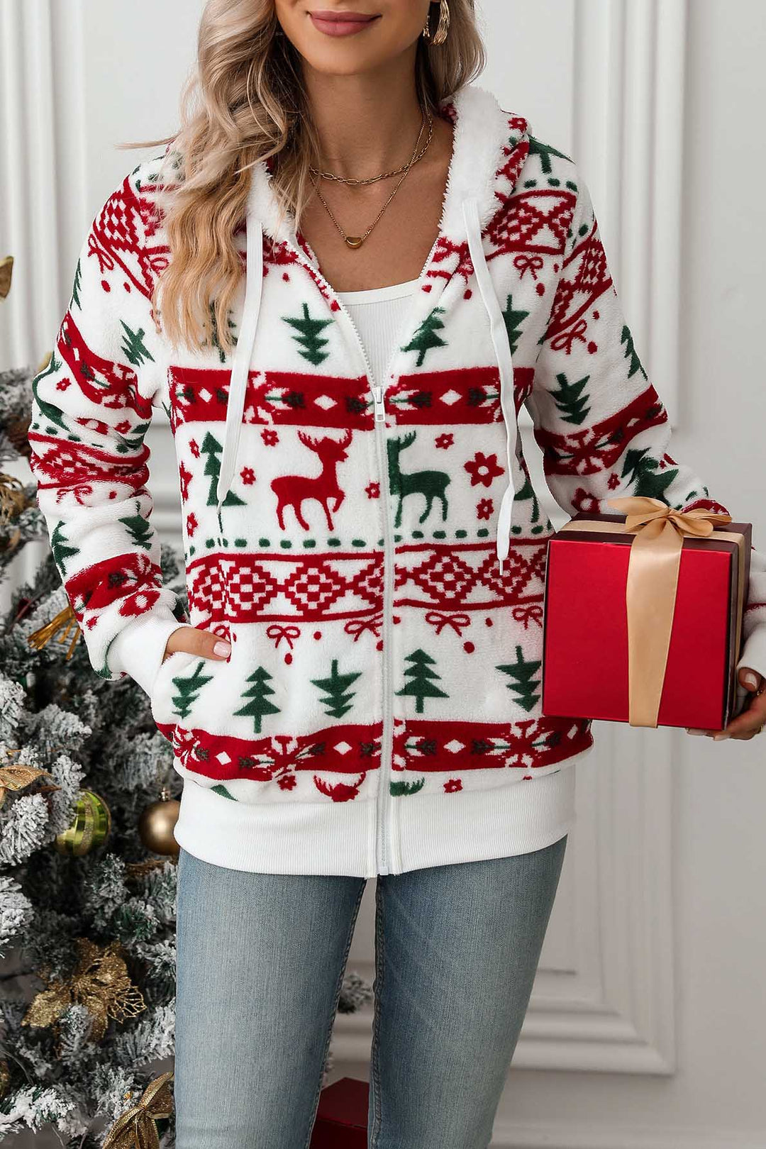 EB | Festlicher Weihnachtscardigan