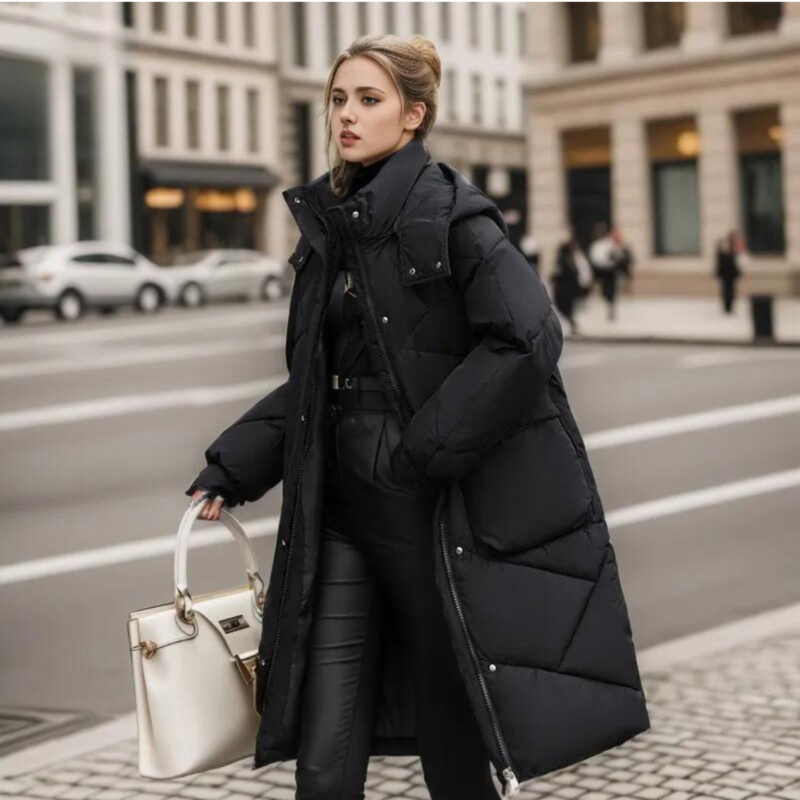 EB | Lange Jacke für Frauen Winter Warm