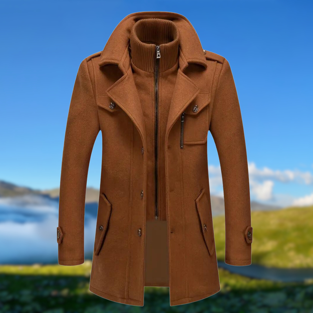 EB | Doppelkragenjacke mit Funktionalem Design