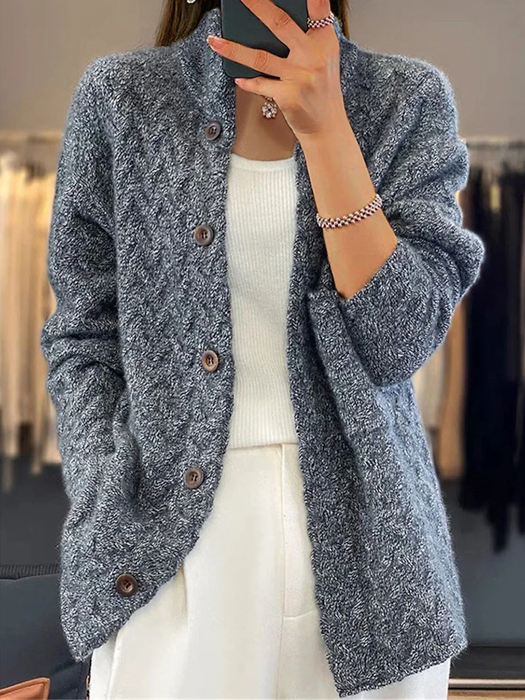 EB | Damen Cardigan Elegant und Lässig Komfort und Eleganz Im Alltag