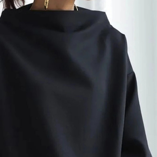 EB | Langarmpullover für Frauen Elegantes Schwarz