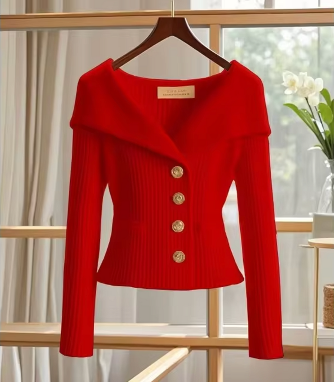 EB | Strickjacke Damen Kurz Cardigan für Übergangsjahre