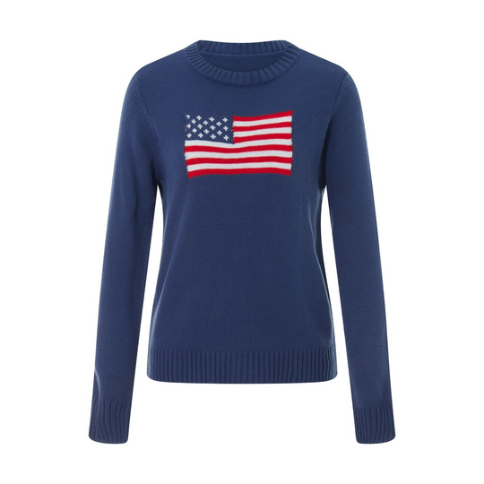 EB | Strickpullover Amerikanische Flagge