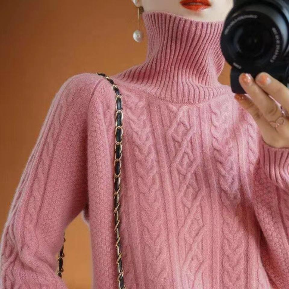 EB | Gestrickter Rollkragenpullover