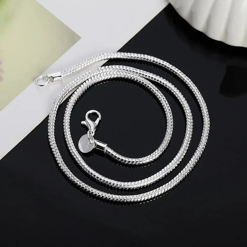 EB | 925 3Mm Sterling Silber Schlangen Kette