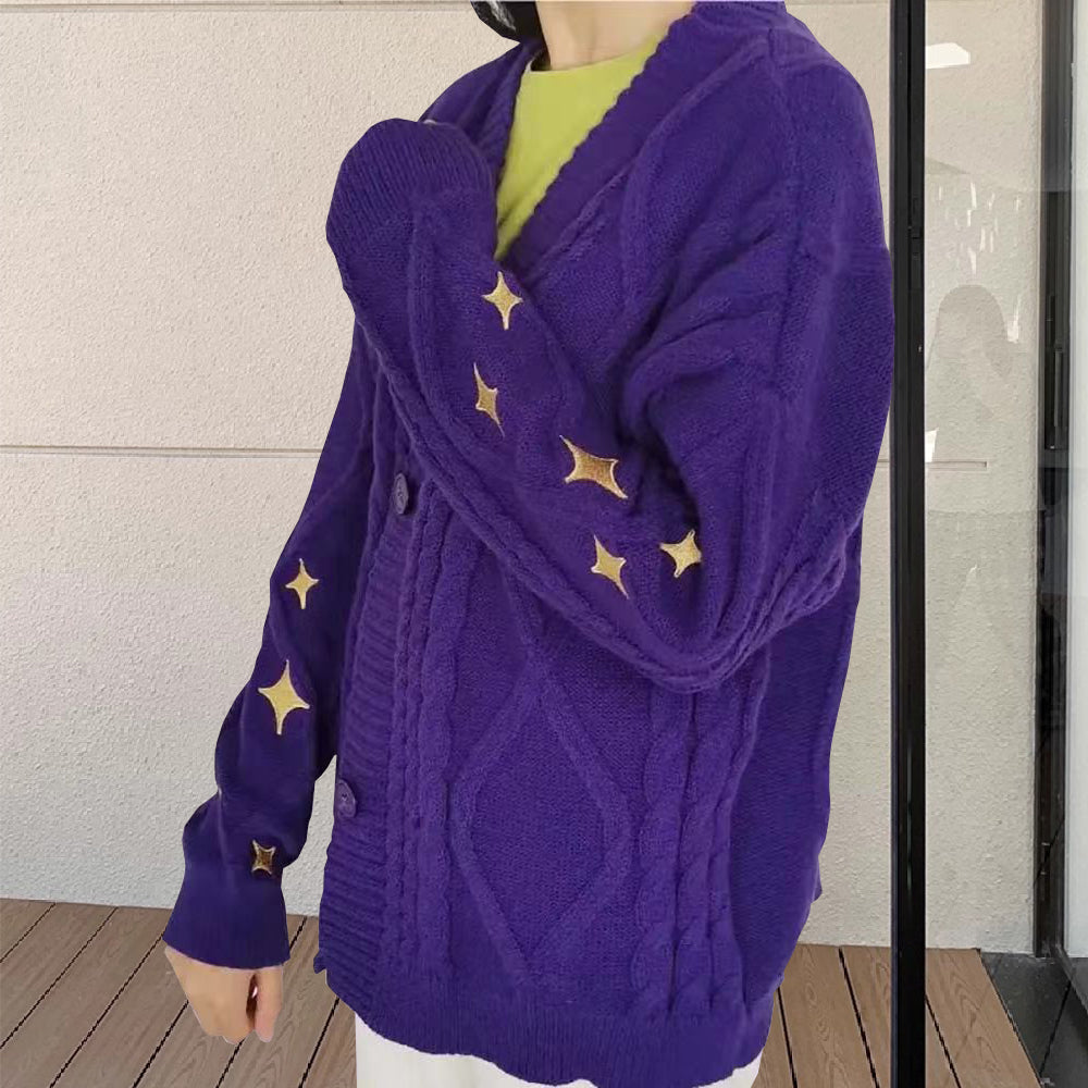 EB | Bestickter Weinlese Pullover