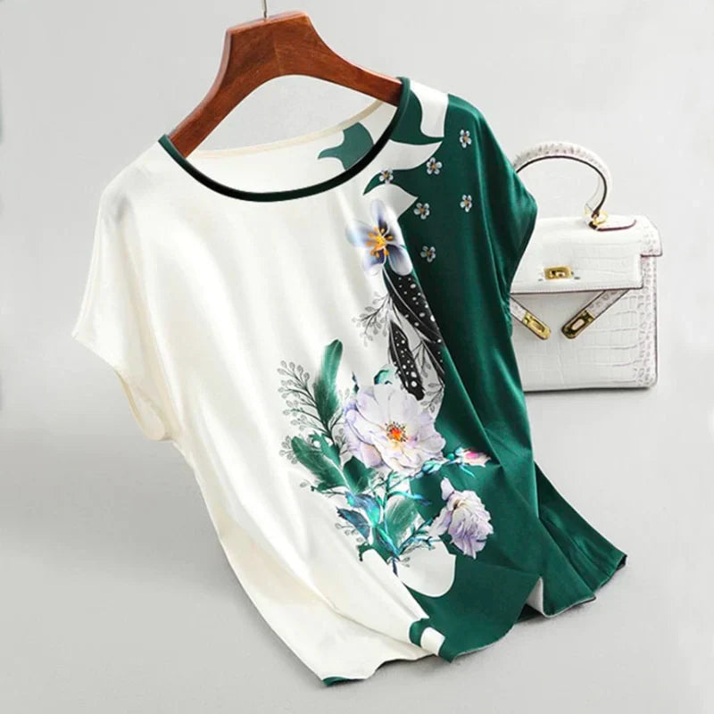 EB - Geblümte Bluse für Frauen