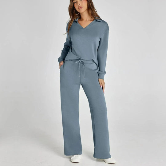 EB | Damen Loungewear Satz mit Weiten Hosen