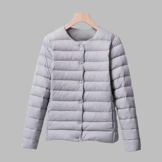 EB | Tragbare Wattierte Jacke Ohne Kragen für Frühling und Winter