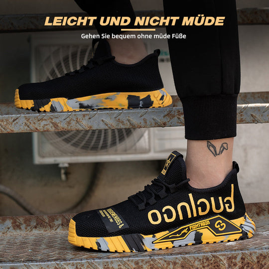 S1P Sommer-Graffiti atmungsaktive Sicherheitsschuhe EB