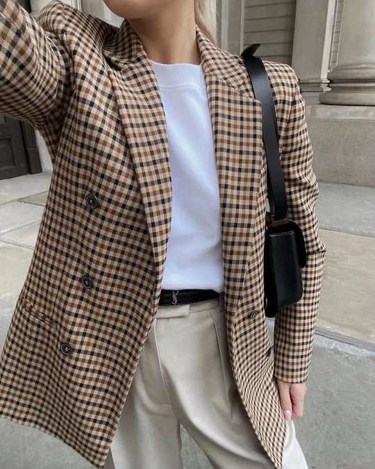 EB | Klassischer Karierter Blazer