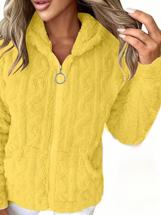 EB | Weiches Kapuzen Sweatshirt mit Reißverschluss