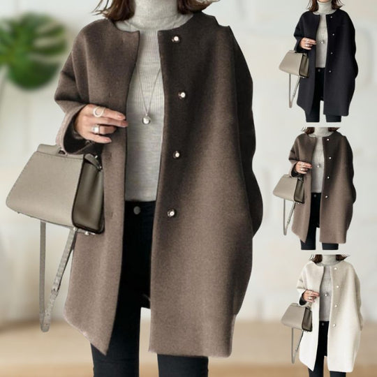 EB | Minimalistische Wollmantel Elegant und Warm Zeitloses Design