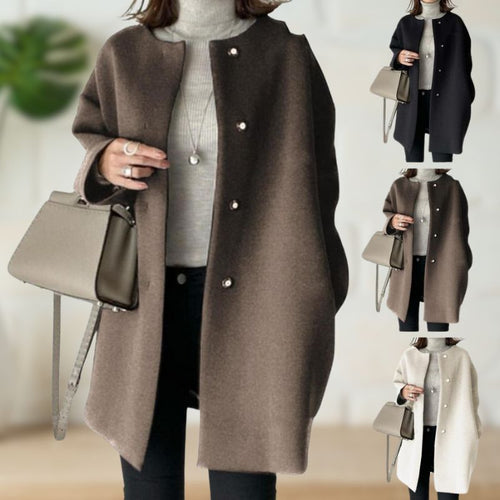 EB | Minimalistische Wollmantel Elegant und Warm Zeitloses Design