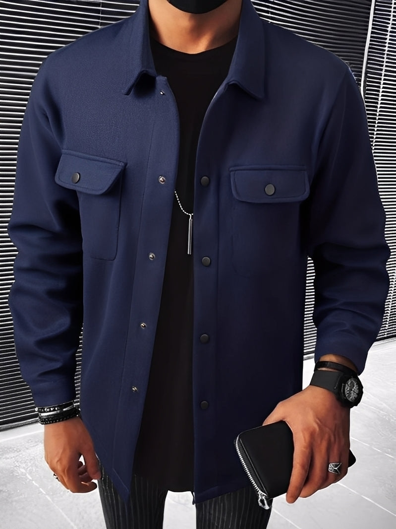 EB | Lässige Karierte Jacke mit Taschen für Herren