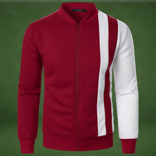 EB | Sportliches Sweatshirt mit Reißverschluss Polyester-mischung Dynamisches Design