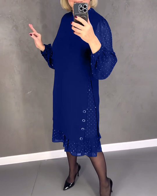 EB | Kleid mit Langen Ärmeln und Punkten