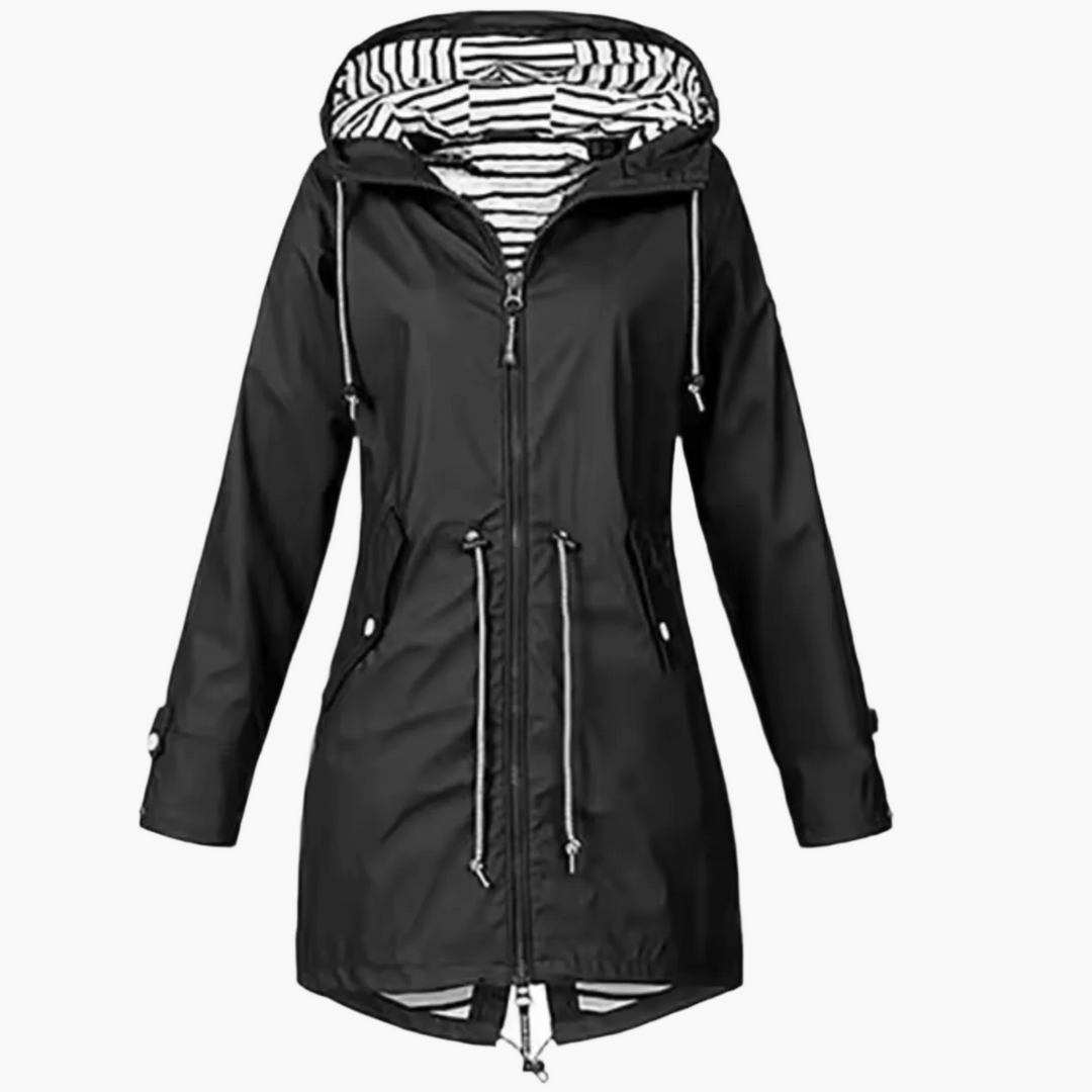 EB | Regenjacke Outdoor Windbreaker mit Kapuze - Wasserdichte Übergangsjacke für Freizeit & Reisen