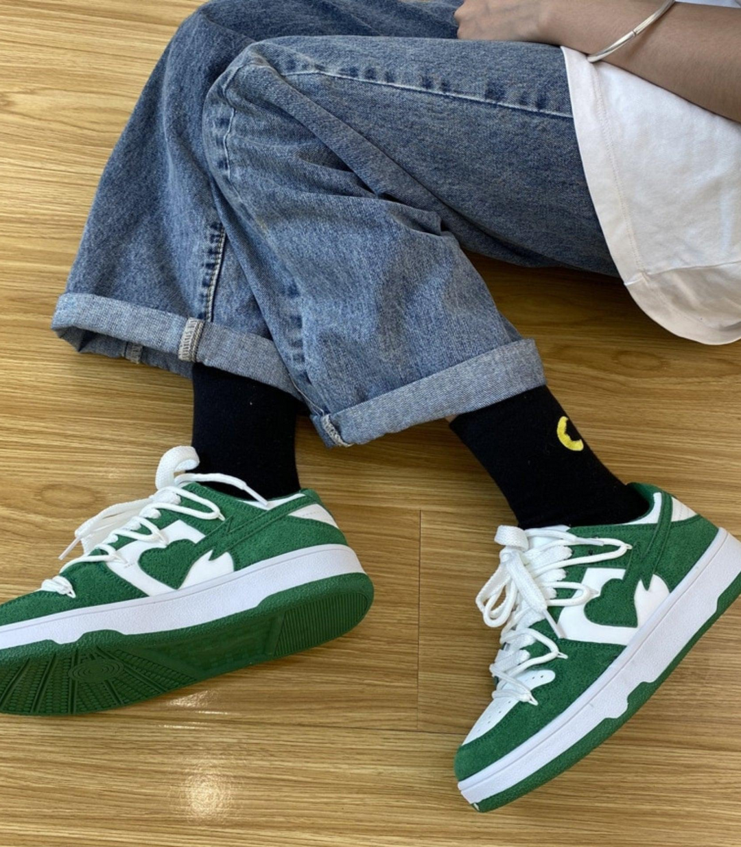 EB - vulkanisierte Schuhe mit Herzdesign