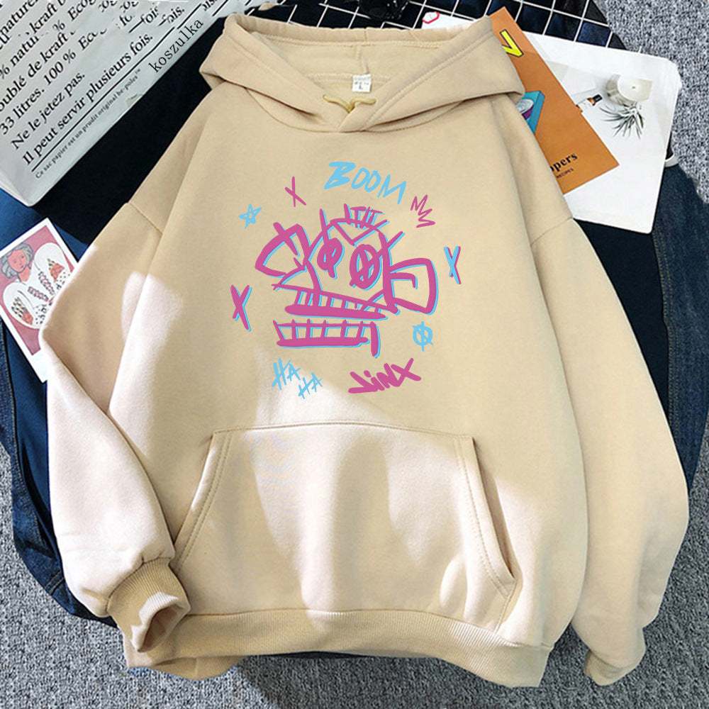 EB | Arcane Hoodie Harajuku Stil Jinx und Ekko