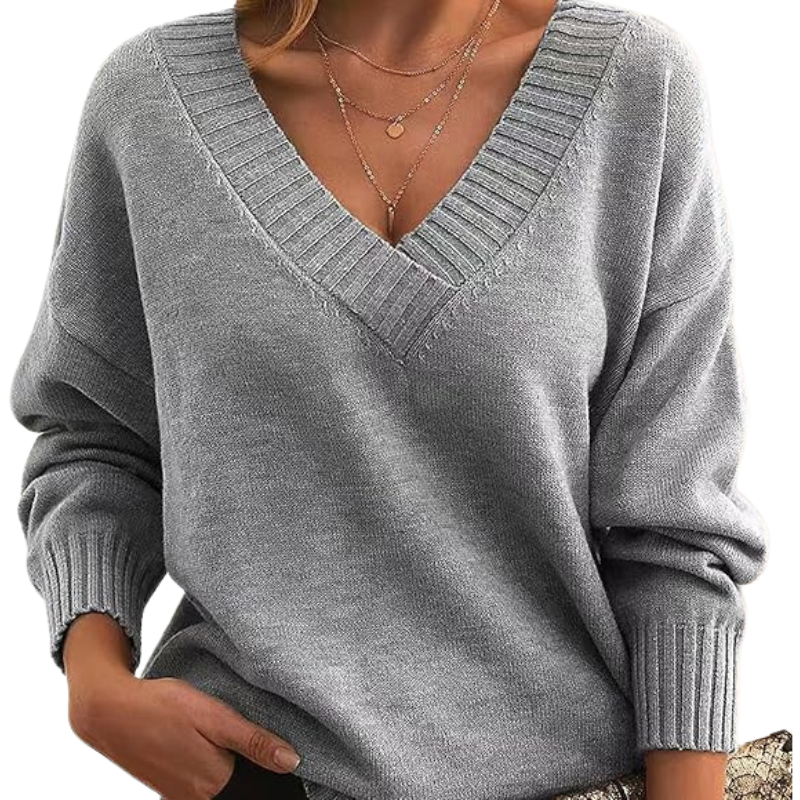 EB | Schicker V-Ausschnitt Pullover für Frauen