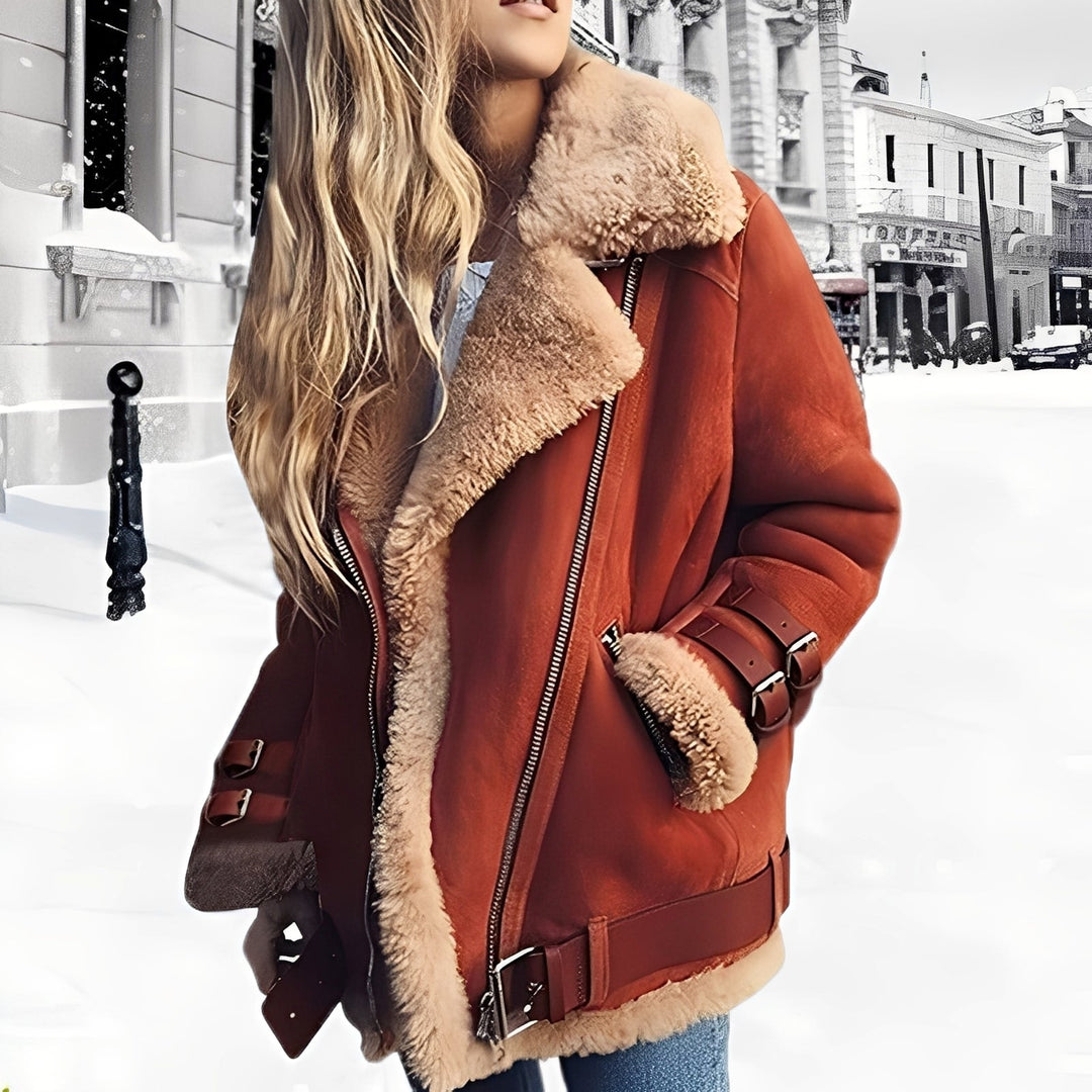 EB | Dicke Wollsuedejacke für Frauen