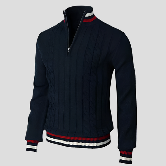 EB | Stilvolle Reißverschluss-Strickjacke für Herren