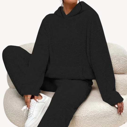 EB | Damen Fleece-Loungewear-Set Trainingsanzug