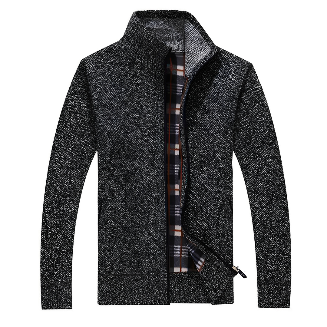 EB | Stylischer Cardigan mit weichem Fleece-Futter für Männer