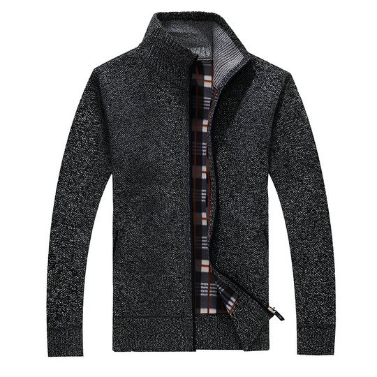 EB | Stylischer Cardigan mit weichem Fleece-Futter für Männer