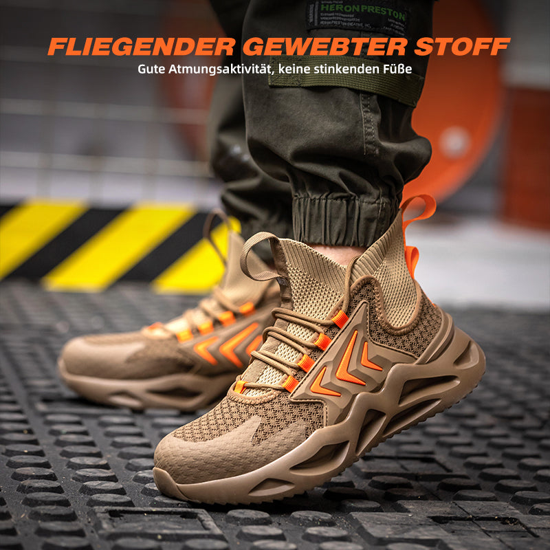 atmungsaktive fliegende gewebte Anti-Smashing-Sicherheitsschuhe EB