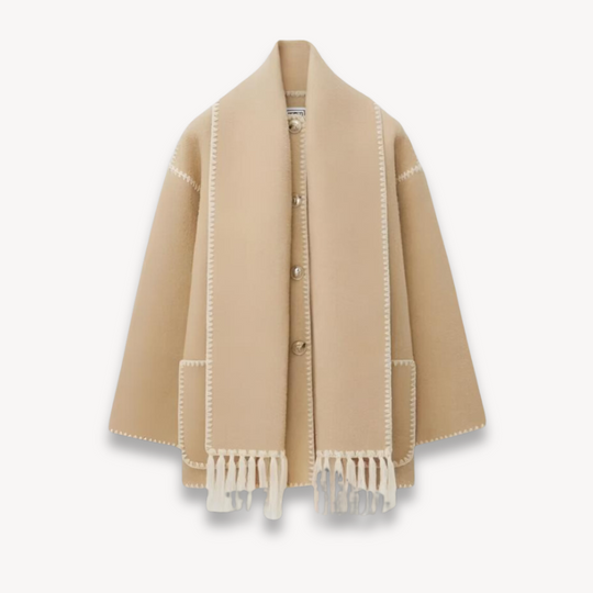 EB | Damen Übergröße Cape Jacke