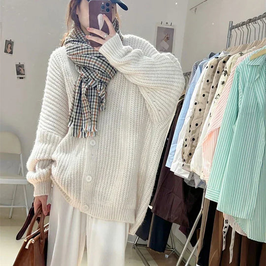 EB | Lässige und Stilvolle Winter Strickjacke
