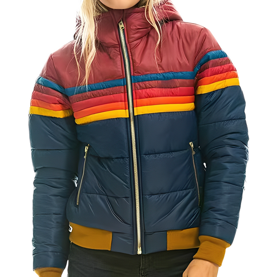 EB | Stilvolle Steppjacke mit Kapuze für Damen