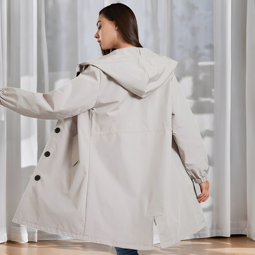 EB | Komfortable wasserdichte Damenjacke mit Kapuze