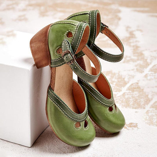 EB | Elegante Sandalen mit Niedrigem Absatz