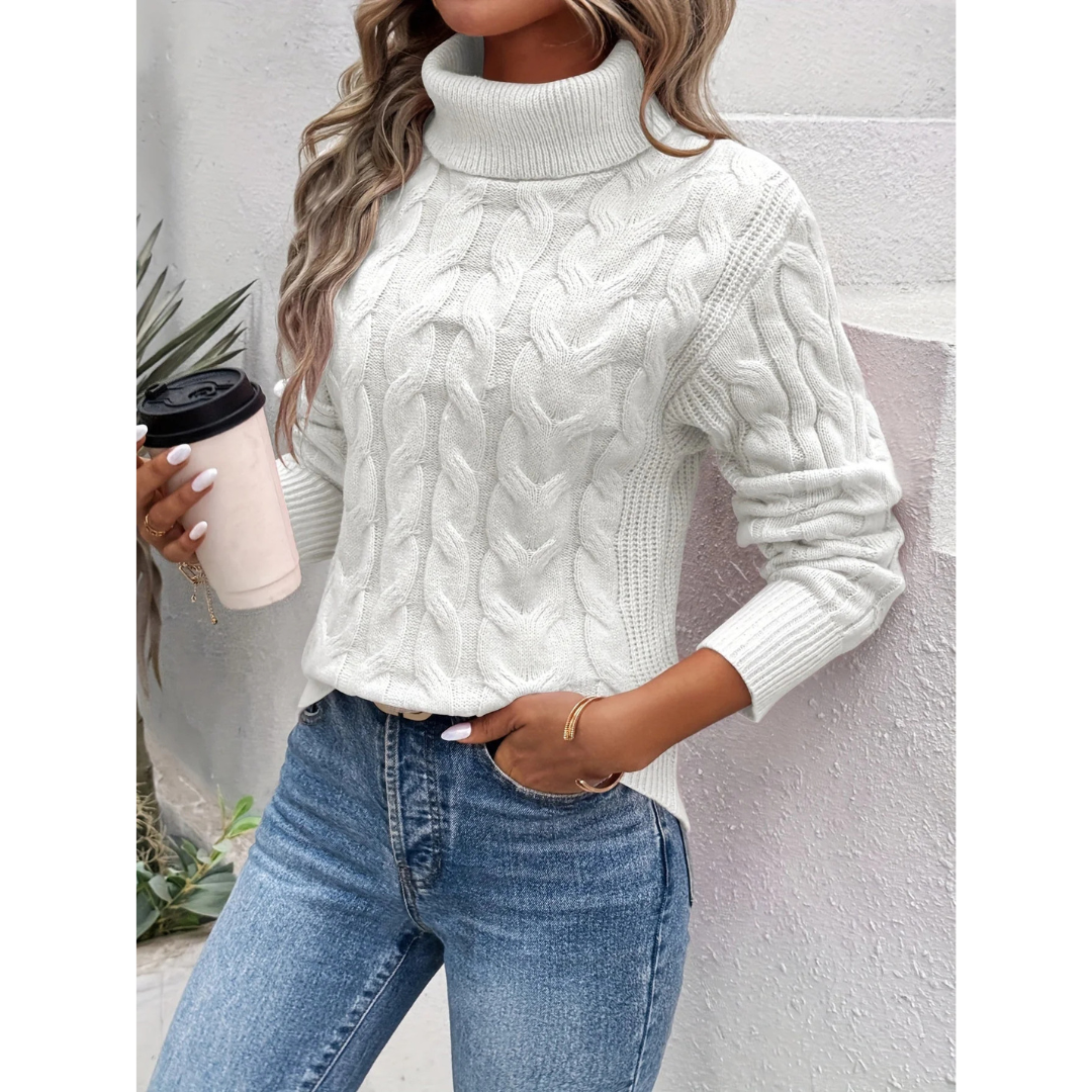 EB | Klassischer Eleganter Rollkragenpullover