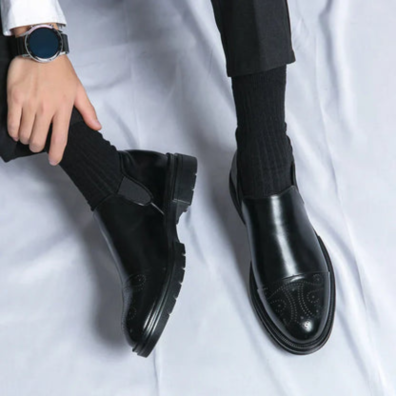 EB | Elegante Herrenschuhe Klassische Slipper Anzugschuhe mit Eleganter Verarbeitung