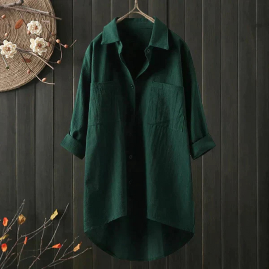 EB | Luftige Oversize Bluse Aus Baumwolle