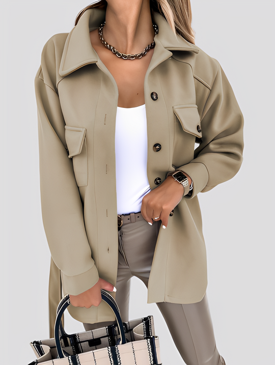 EB | Moderne, leichte Damenjacke mit Reverskragen