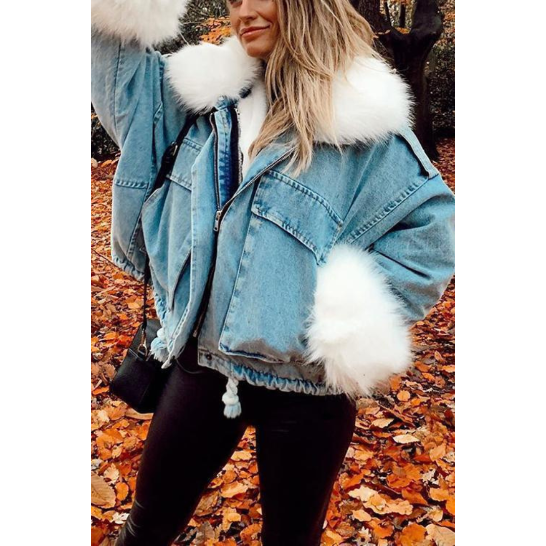 EB | Winterjacke aus Jeans für Frauen