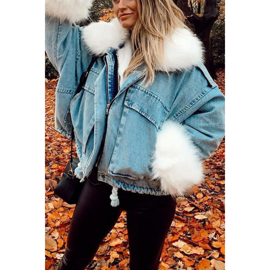 EB | Winterjacke aus Jeans für Frauen