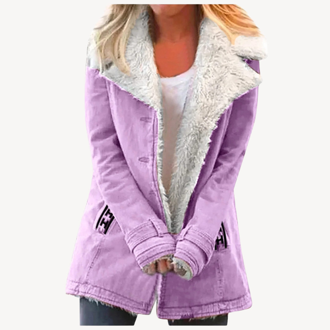 EB | Damen Fleecegefütterte Winterjacke