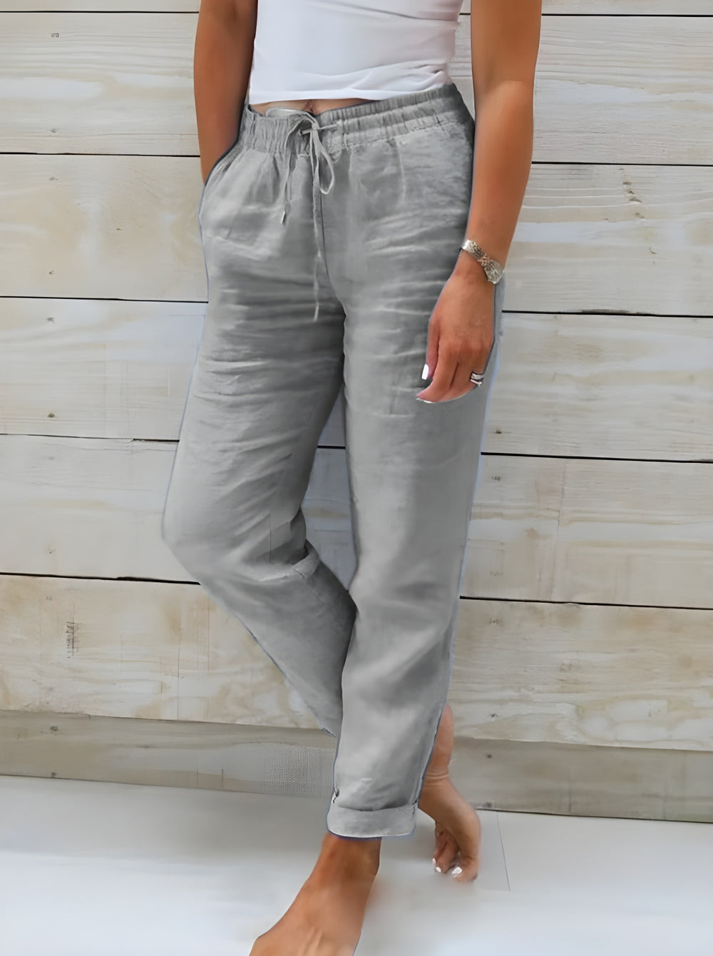 EB | Lockere Damen Baumwollhose – Bequem & Stylisch
