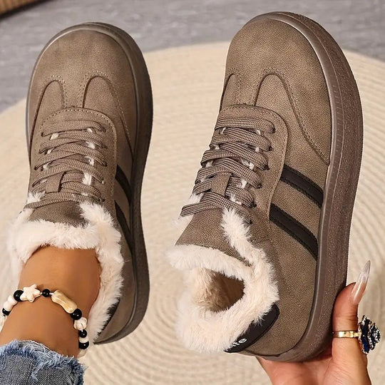 Bequeme Baumwoll-Sneaker mit warmem Innenfutter EB EB